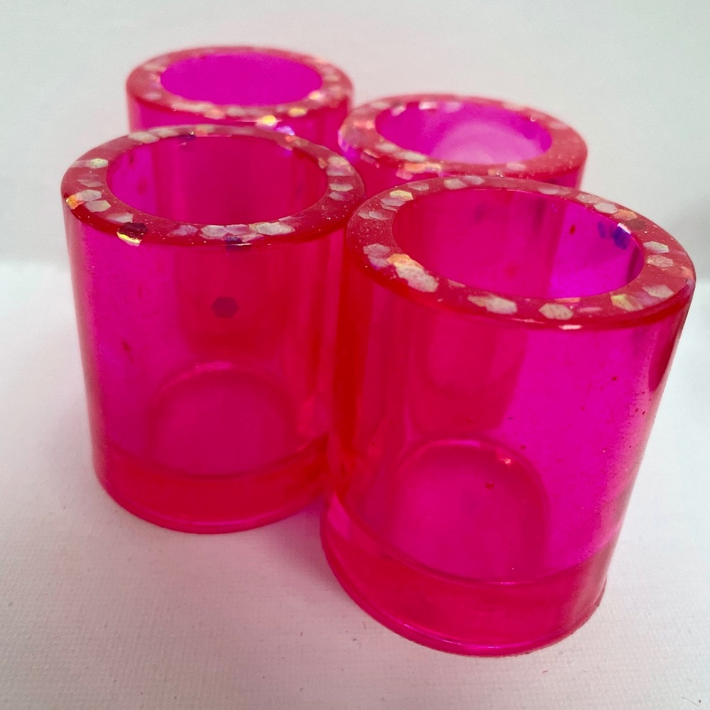 Pink Shot Glasses (Set of 4)